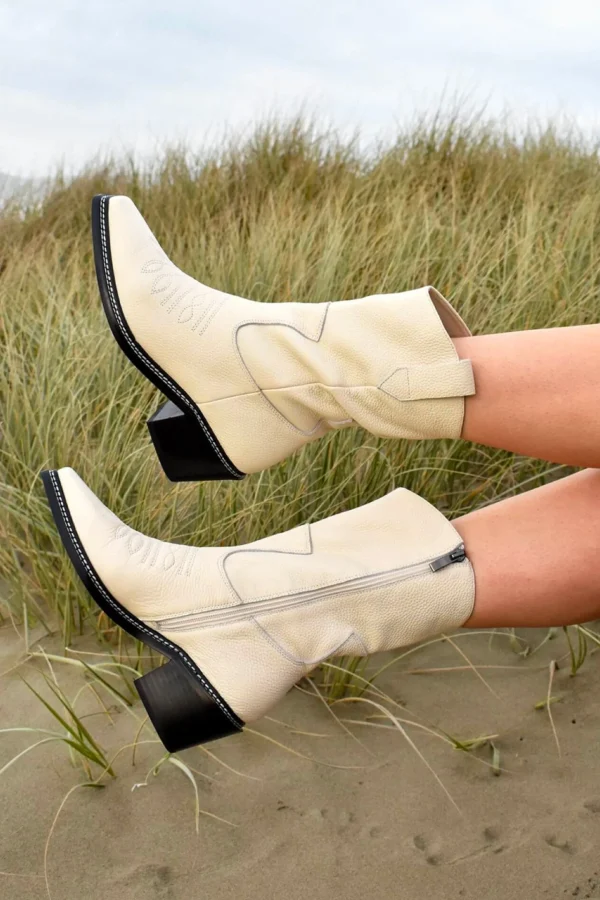 Footwear-ANDREA BIANI FEVER BOOT ALMOND LEATHER