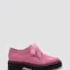 Footwear-ANDREA BIANI HONEY LACE UP FLAT PINK PATENT LEATHER