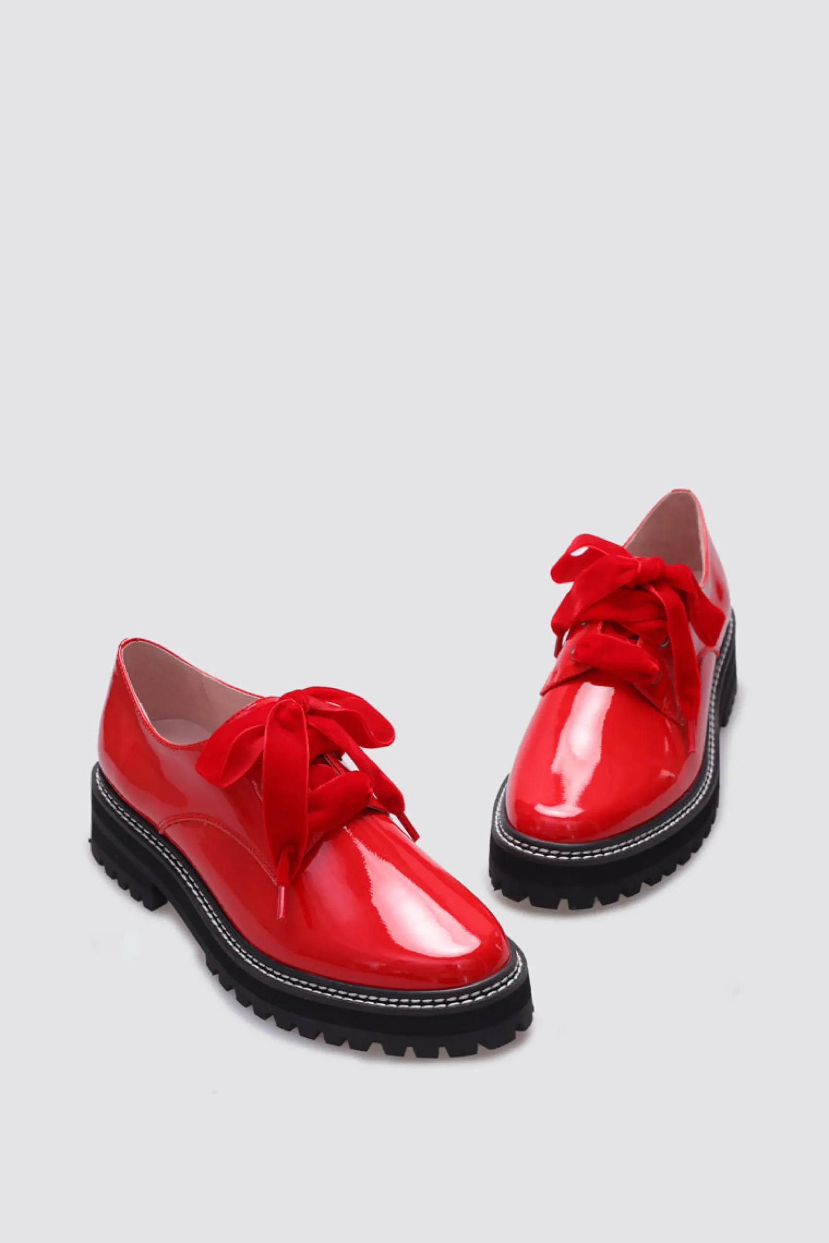 andrea_biani_honey_lace_u_3-1.webp Footwear-ANDREA BIANI HONEY LACE UP FLAT RED PATENT LEATHER