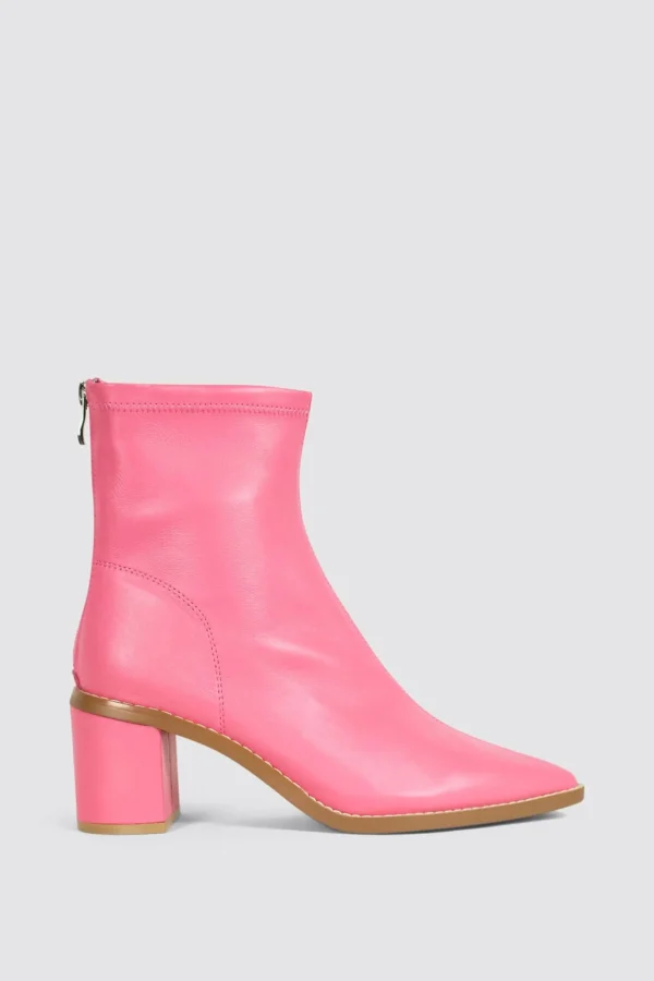 Footwear-ANDREA BIANI HUSH BOOT PINK LEATHER
