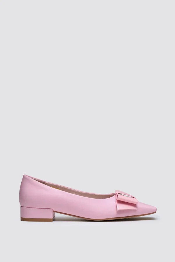 Footwear-ANDREA BIANI ICING FLAT BLOSSOM PINK LEATHER