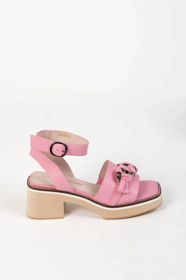 Footwear-ANDREA BIANI IMAGINE SANDAL PINK LEATHER