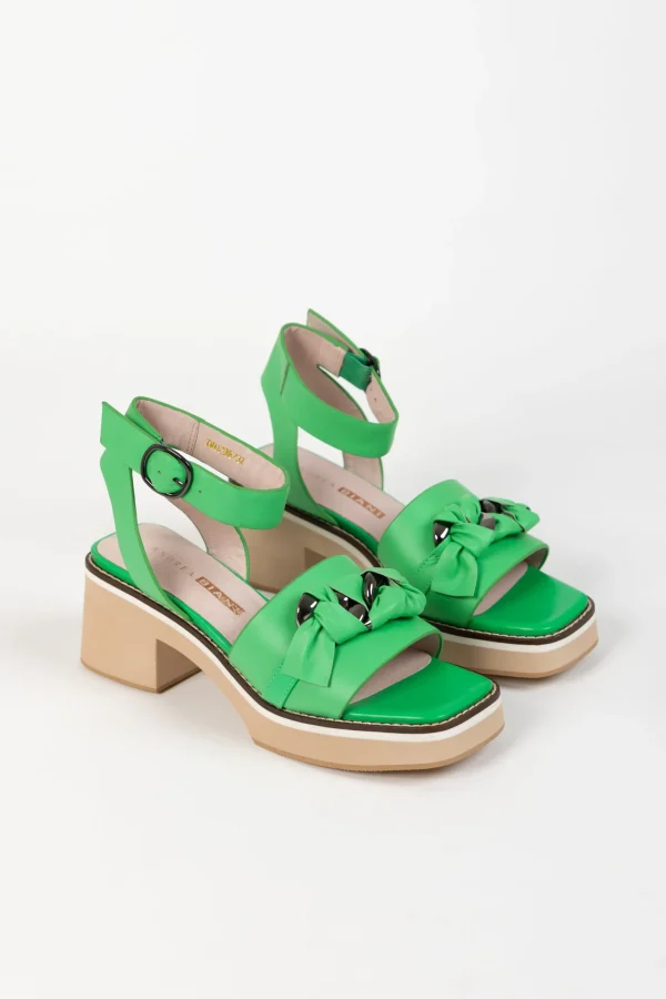 Footwear-ANDREA BIANI IMAGINE SANDAL SPEARMINT LEATHER