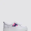 Footwear-ANDREA BIANI INTRIGUE SNEAKER WHITE / CRIMSON CRAZE