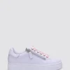 Footwear-ANDREA BIANI JACKIE SNEAKER WHITE LEATHER