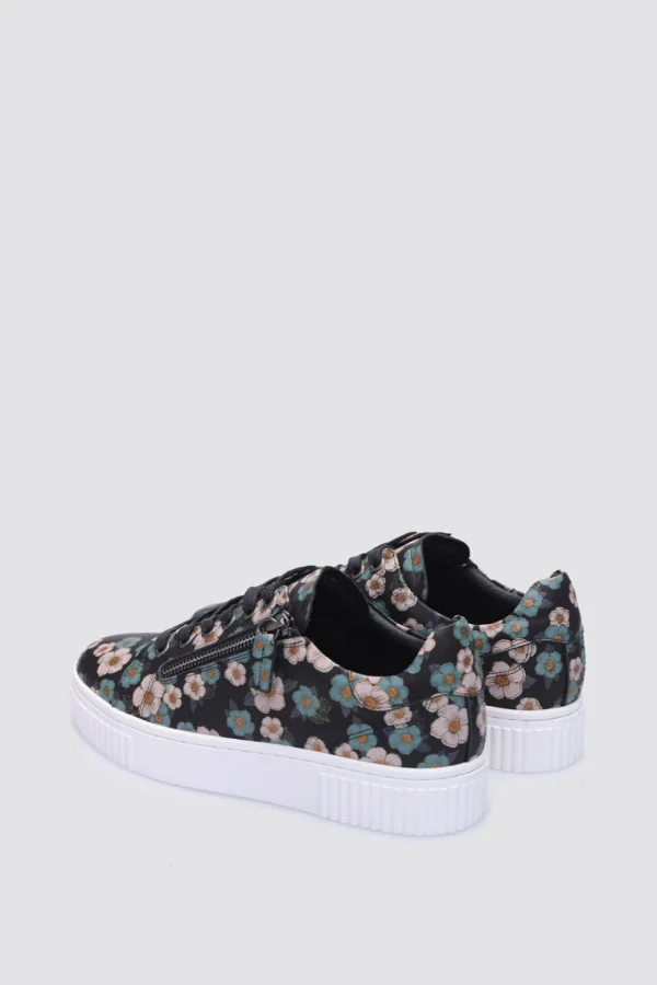 Footwear-ANDREA BIANI JOANNA SNEAKER FLORAL LEATHER