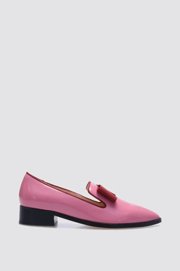 Footwear-ANDREA BIANI JUNIPER LOAFER PINK PATENT LEATHER