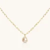 Freshwater Pearls | 18Kt Gold Plated-BLANK SPACE. BABY PEARL NECKLACE 18KT GOLD
