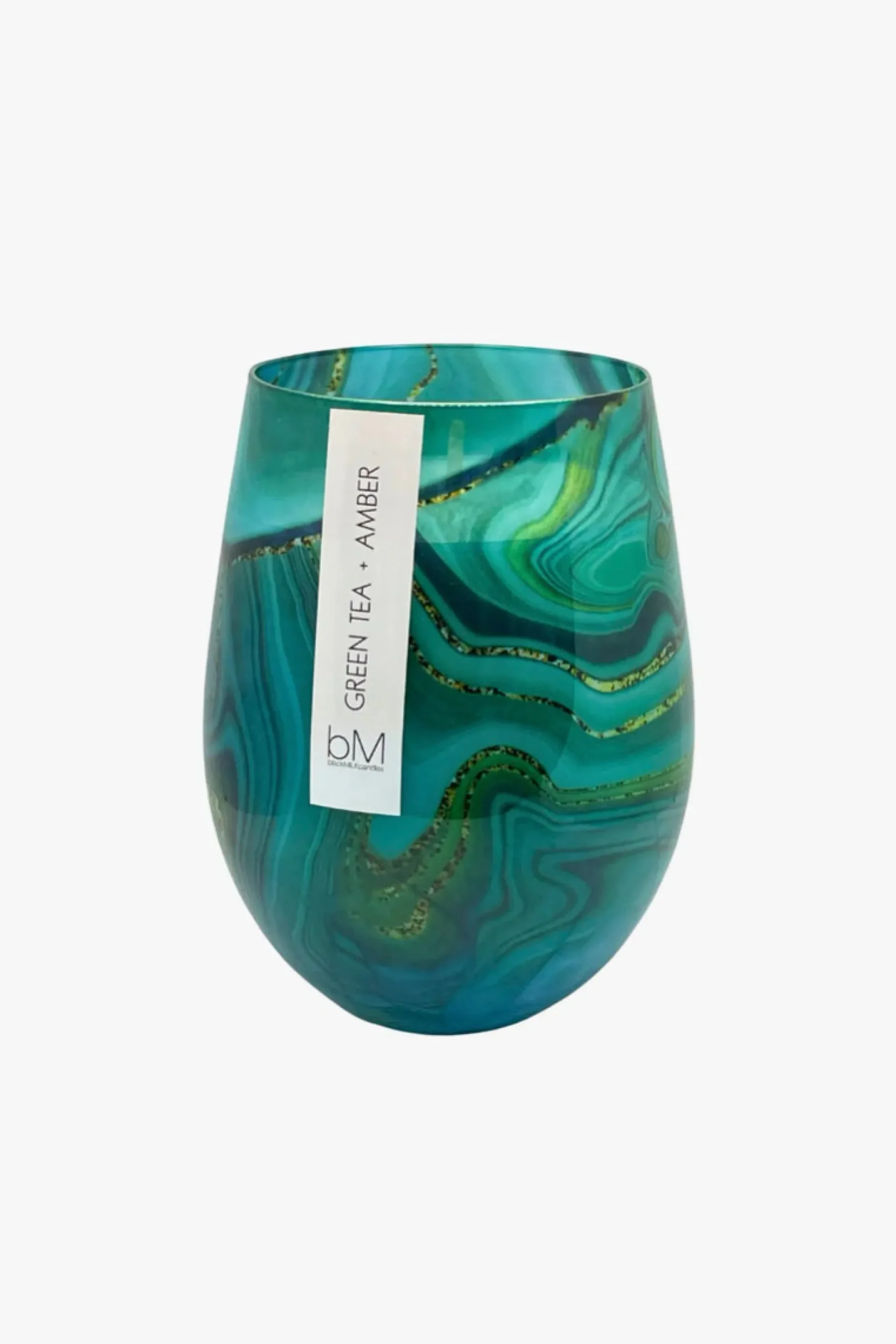 blackmilk_gem_emerald_gre_0.webp Candles & Room Fragrances-BLACKMILK GEM EMERALD GREEN TEA AMBER