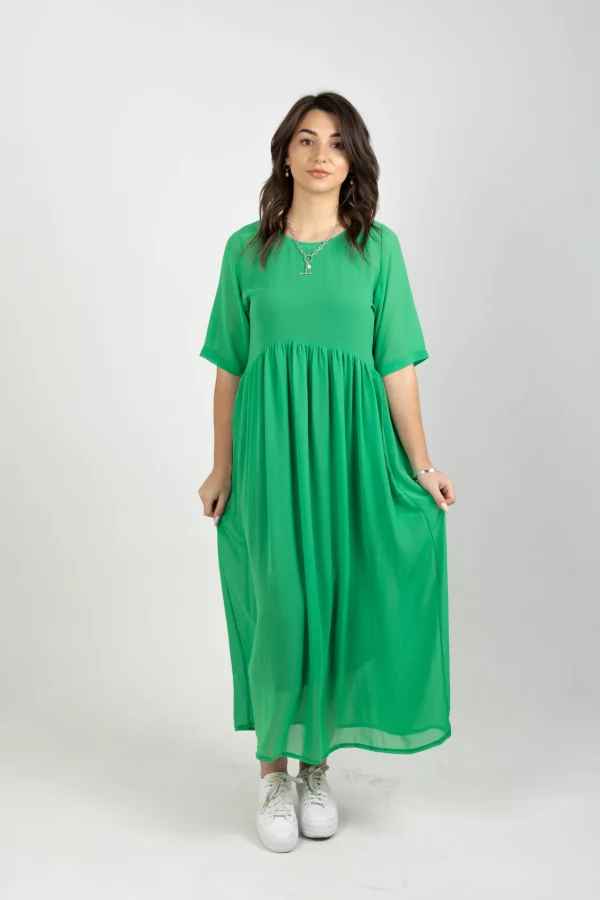 Dresses-BLANK SPACE LABEL ARC DRESS APPLE GREEN