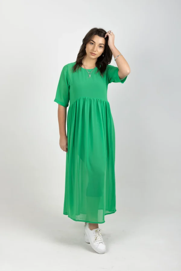 Dresses-BLANK SPACE LABEL ARC DRESS APPLE GREEN