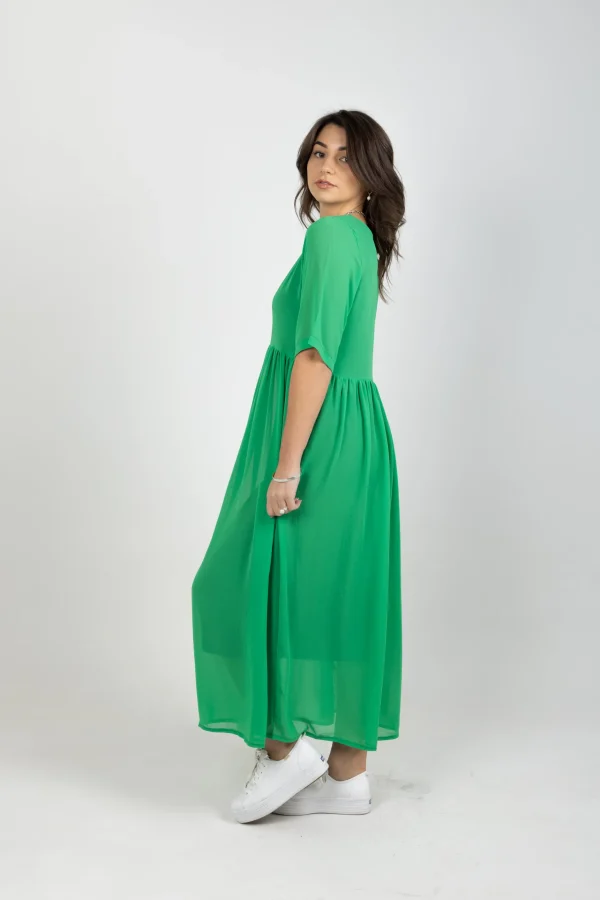 Dresses-BLANK SPACE LABEL ARC DRESS APPLE GREEN