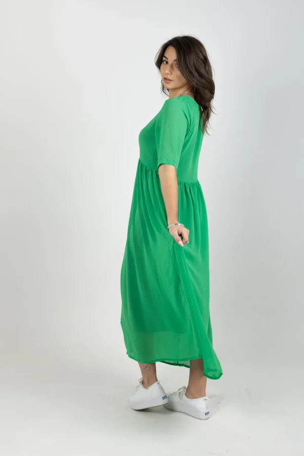 Dresses-BLANK SPACE LABEL ARC DRESS APPLE GREEN