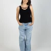 Tees & Tanks-BLANK SPACE LABEL ARIANA TANK BLACK