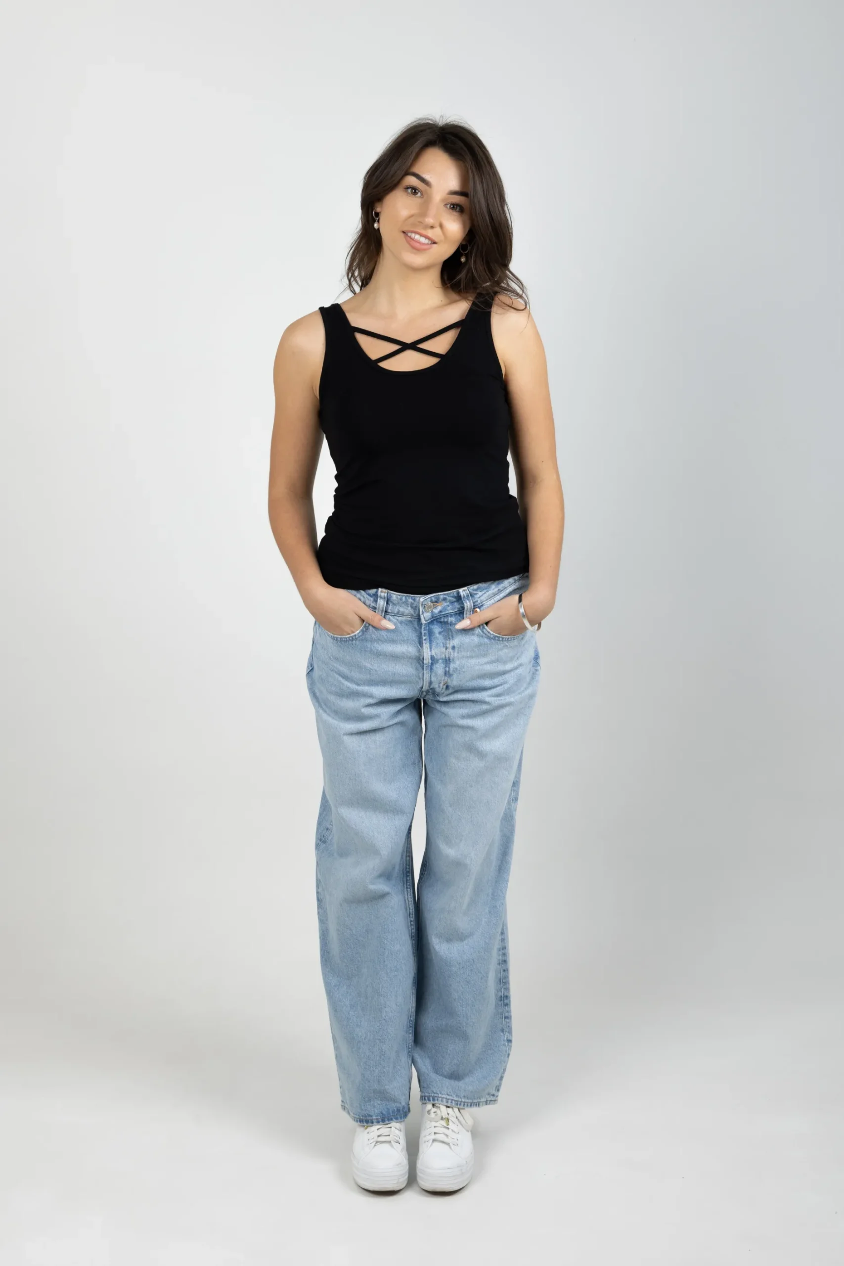 blank_space_label_ariana__0.webp Tees & Tanks-BLANK SPACE LABEL ARIANA TANK BLACK
