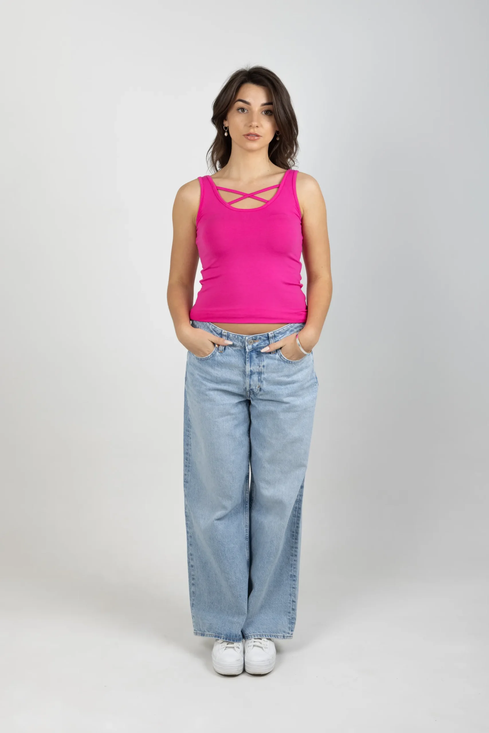 blank_space_label_ariana__3-1.webp Tees & Tanks-BLANK SPACE LABEL ARIANA TANK SHOCKING