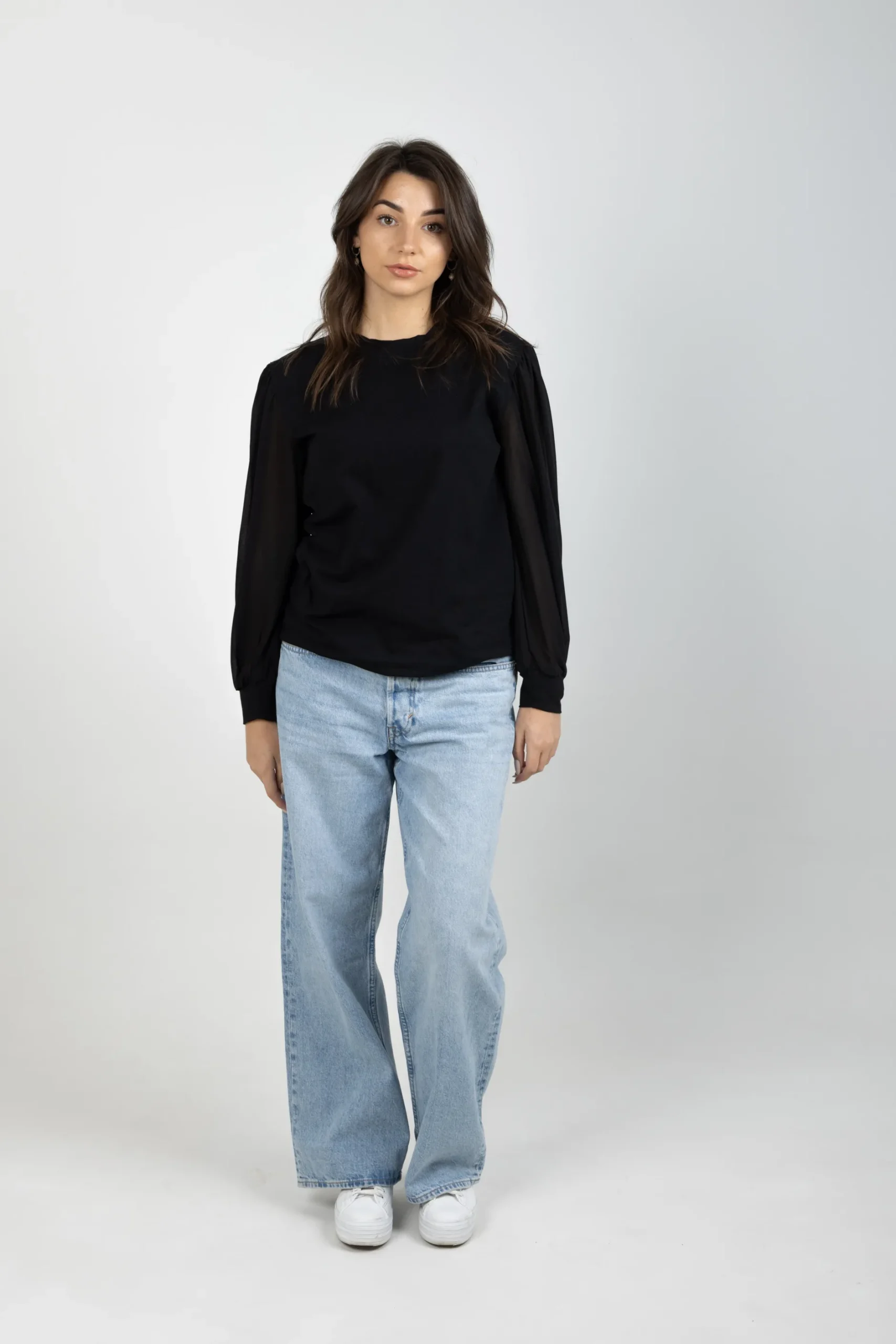 blank_space_label_demi_to_2.webp Shirts & Tops-BLANK SPACE LABEL DEMI TOP BLACK