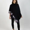 Sweaters & Knitwear-BLANK SPACE LABEL EMILY MERINO BLACK MOONLIGHT GARDEN