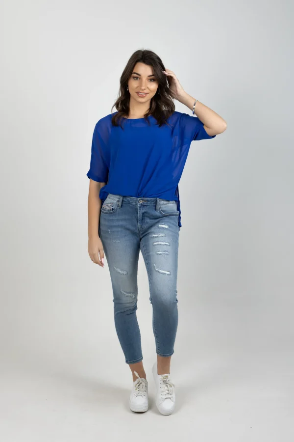 Shirts & Tops-BLANK SPACE LABEL GRACE TEE CAPRI