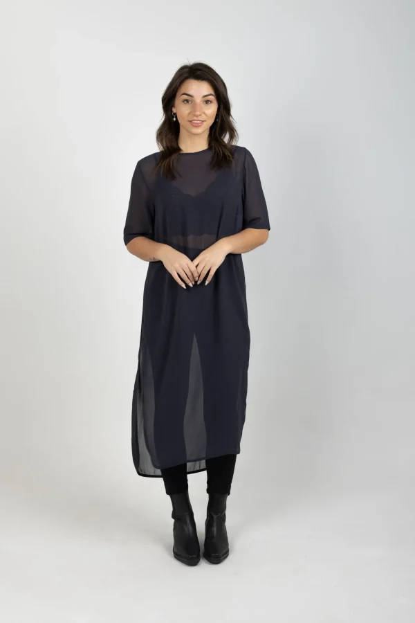 Dresses-BLANK SPACE LABEL HAZEEL TABARD GRAPHITE
