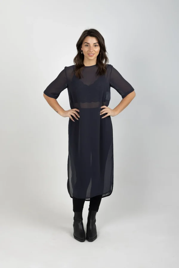 Dresses-BLANK SPACE LABEL HAZEEL TABARD GRAPHITE