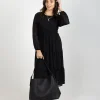 Dresses-BLANK SPACE LABEL ISABEL DRESS BLACK