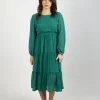 Dresses-BLANK SPACE LABEL ISABEL DRESS EMERALD