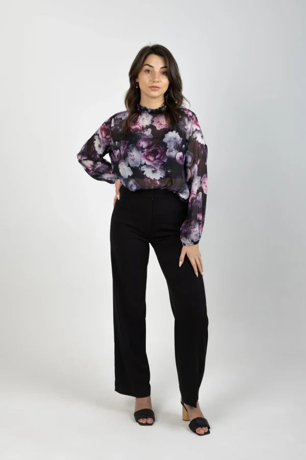 Shirts & Tops-BLANK SPACE LABEL JULIA TOP MOONLIGHT GARDEN