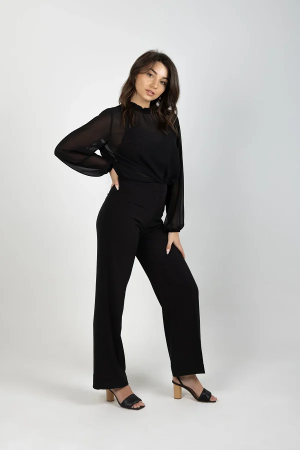Shirts & Tops-BLANK SPACE LABEL JULIA TOP BLACK