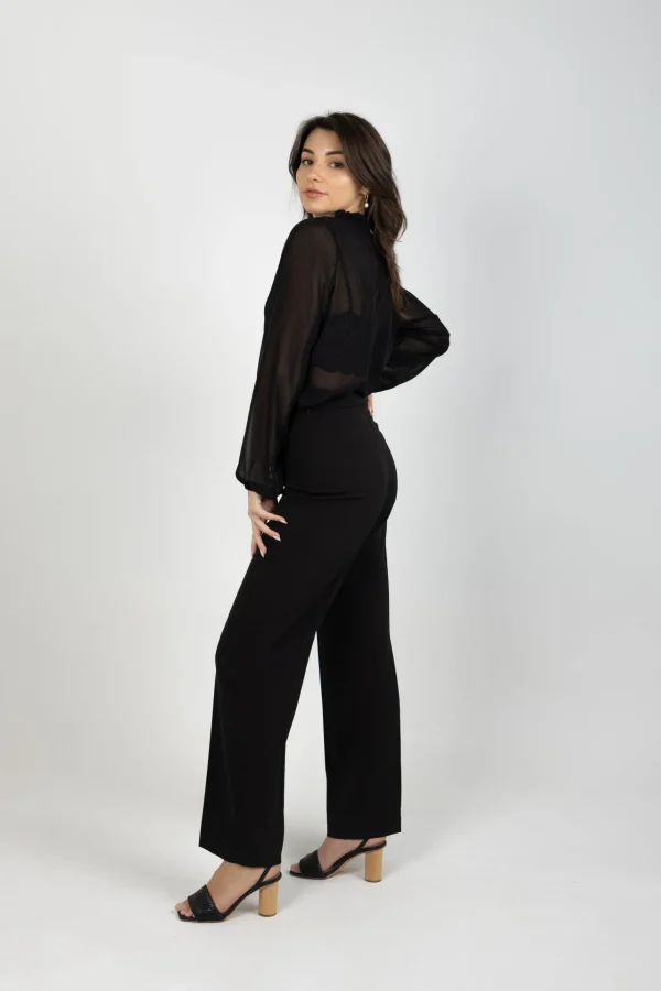 Shirts & Tops-BLANK SPACE LABEL JULIA TOP BLACK