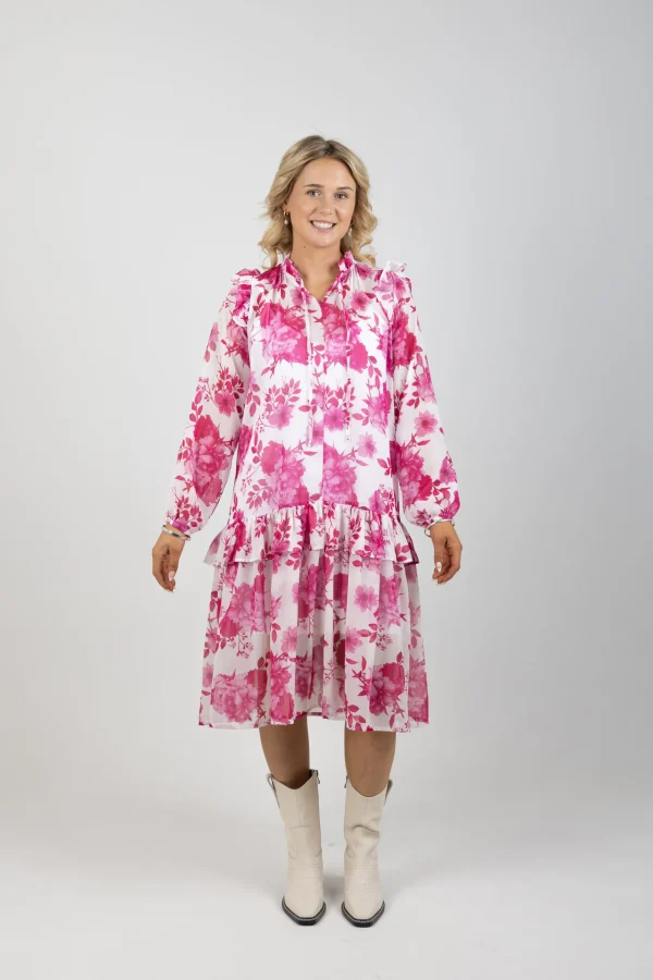 Dresses-BLANK SPACE LABEL JULIET MIDI DRESS LOVE'S WHISPER
