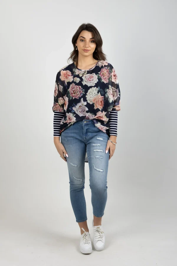 Shirts & Tops-BLANK SPACE LABEL LUCY TOP NIGHT ROMANCE