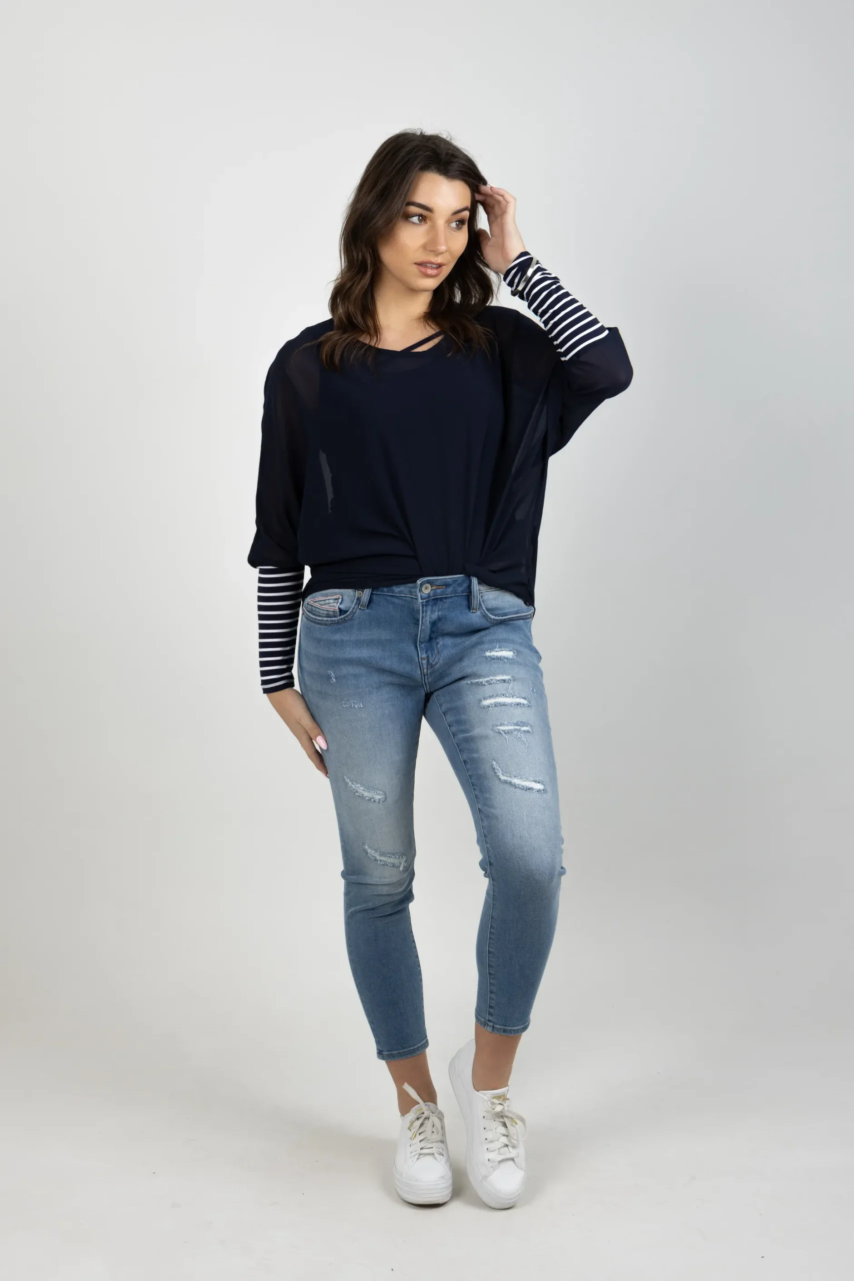 blank_space_label_lucy_to_1-4.webp Shirts & Tops-BLANK SPACE LABEL LUCY TOP BLUE NOIR