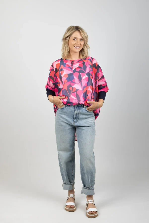 Shirts & Tops-BLANK SPACE LABEL LUCY TOP CRIMSON CRAZE