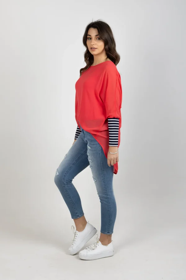Shirts & Tops-BLANK SPACE LABEL LUCY TOP CORAL