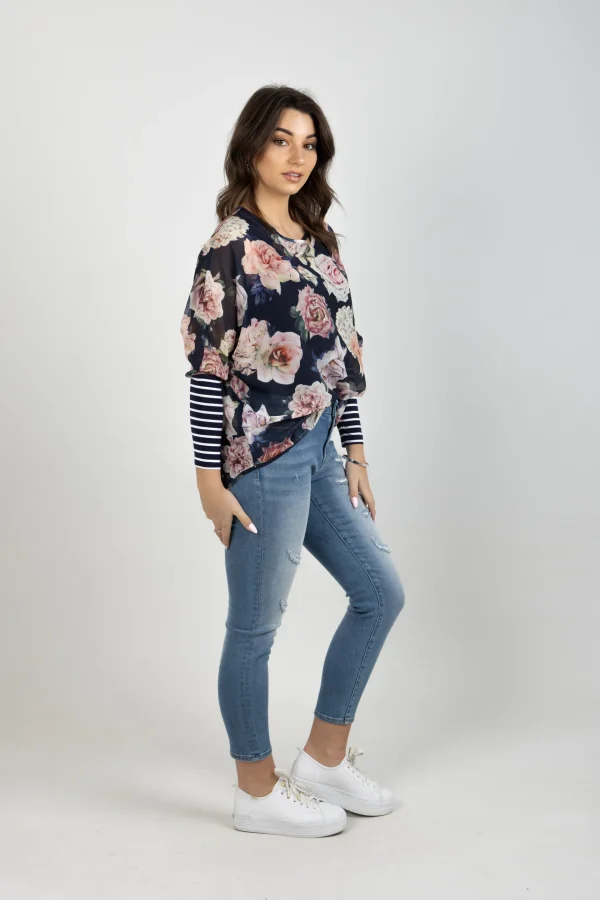 Shirts & Tops-BLANK SPACE LABEL LUCY TOP NIGHT ROMANCE