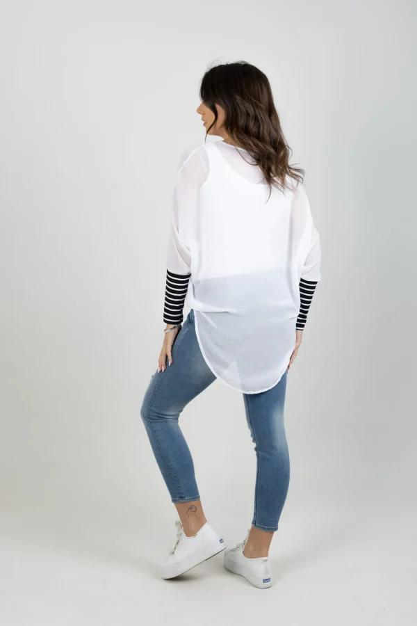 Shirts & Tops-BLANK SPACE LABEL LUCY TOP WHITE