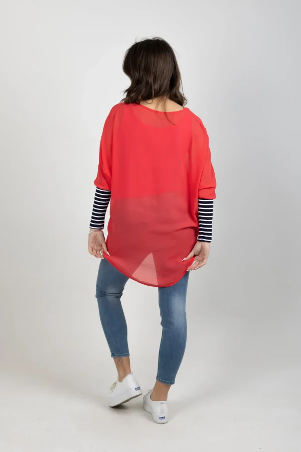 Shirts & Tops-BLANK SPACE LABEL LUCY TOP CORAL