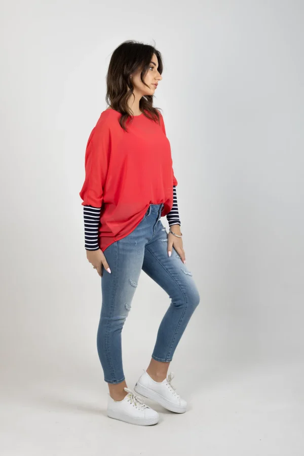 Shirts & Tops-BLANK SPACE LABEL LUCY TOP CORAL