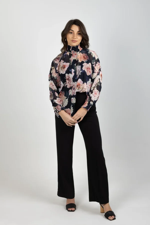 Shirts & Tops-BLANK SPACE LABEL MILAN SHIRT NIGHT ROMANCE