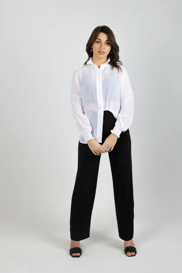 Shirts & Tops-BLANK SPACE LABEL MILAN SHIRT WHITE