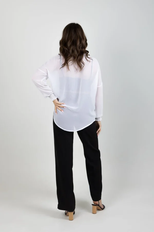 Shirts & Tops-BLANK SPACE LABEL MILAN SHIRT WHITE