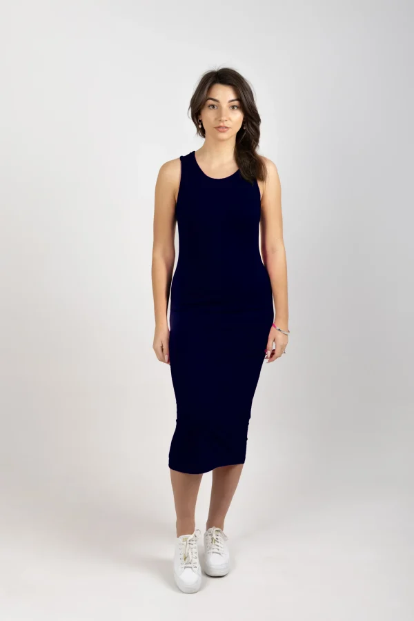 Dresses-BLANK SPACE LABEL MONTANA DRESS BLUE NOIR