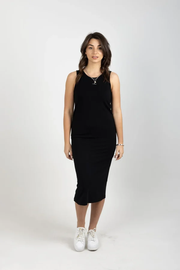 Dresses-BLANK SPACE LABEL MONTANA DRESS BLACK