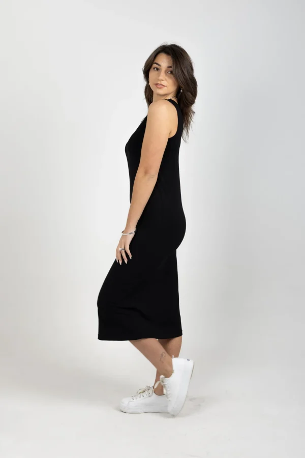 Dresses-BLANK SPACE LABEL MONTANA DRESS BLACK