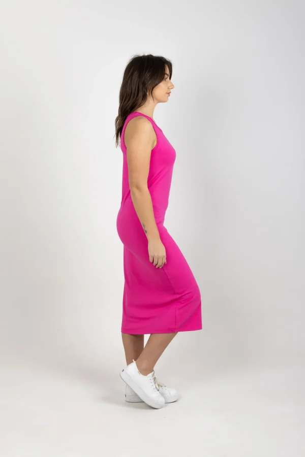 Dresses-BLANK SPACE LABEL MONTANA DRESS FLAMINGO