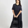 Dresses-BLANK SPACE LABEL REBECCA DRESS GRAPHITE