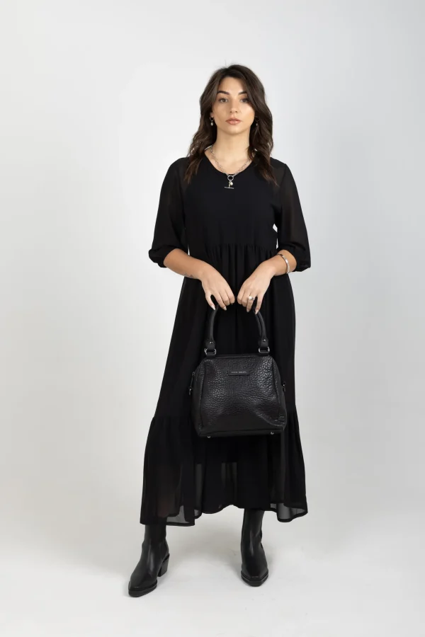 Dresses-BLANK SPACE LABEL REBECCA DRESS BLACK