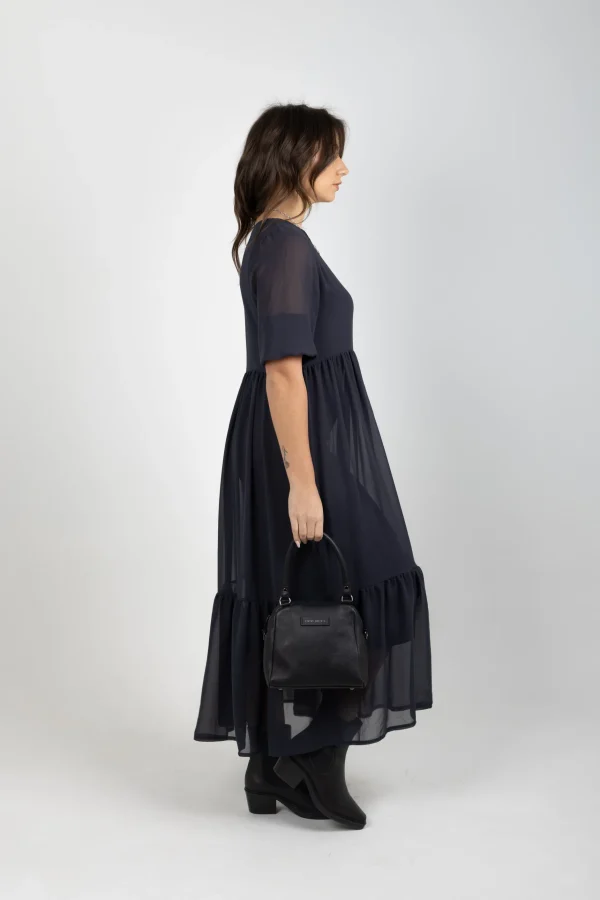 Dresses-BLANK SPACE LABEL REBECCA DRESS GRAPHITE