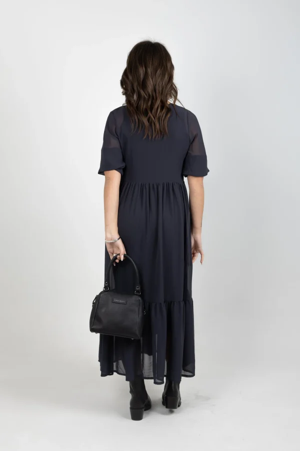 Dresses-BLANK SPACE LABEL REBECCA DRESS GRAPHITE